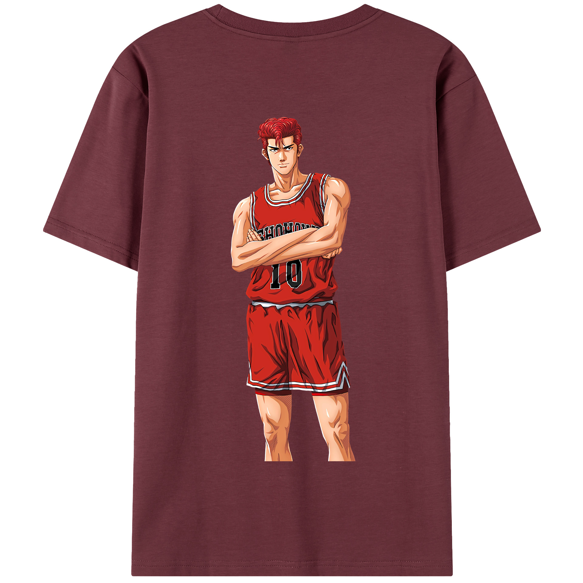 SLAM DUNK／スラムダンク 綿100％半袖Tシャツ（背面プリント）